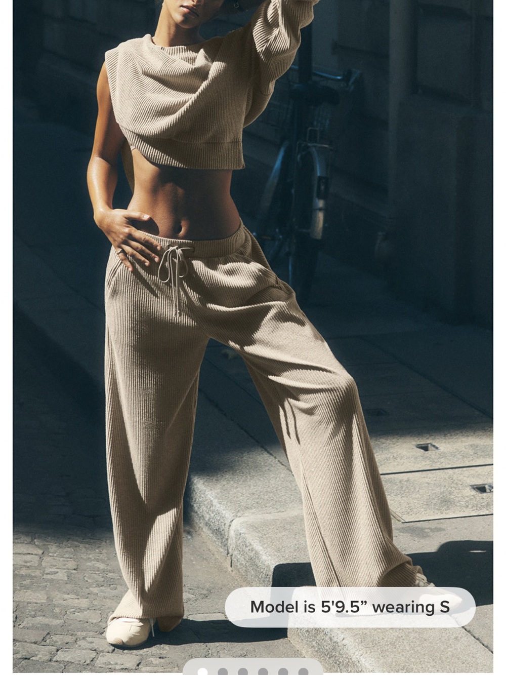 ALO Yoga NWT Muse Wide Leg Pant – Gravel Heather
